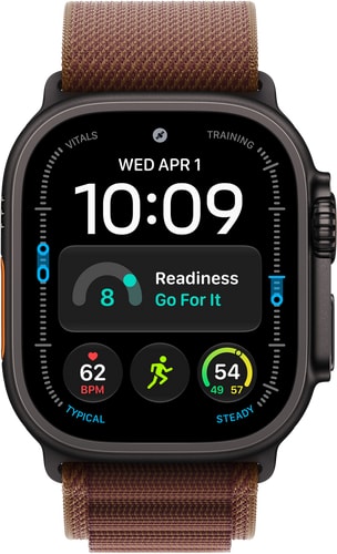 Apple Watch Ultra 4 GPS+Cell 49mm Black Tit w Burgundy AL L