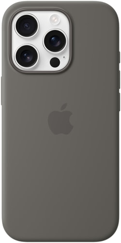 Apple iPhone 16 Pro Silicone MS Backcover Stone Gray