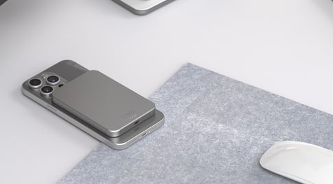 LINQ Ultra Compact 5000mAh MagSafe Powerbank Grey