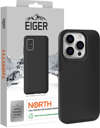 Eiger iPhone 14 Pro Avalanche 360 Case black