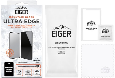 Eiger Galaxy S25 Ultra Edge Glass Screen Protector