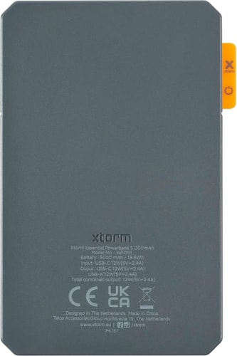 Xtorm Powerbank 5000mAh XE1051 charcoal grey