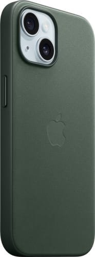 Apple iPhone 15 FineWoven Case with MagSafe Evergreen