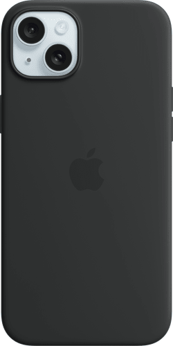 Apple iPhone 15 Plus Silicone Case with MagSafe Black