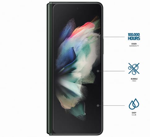 Galaxy Z Fold3 screen protector Front 2.5D flach Glas