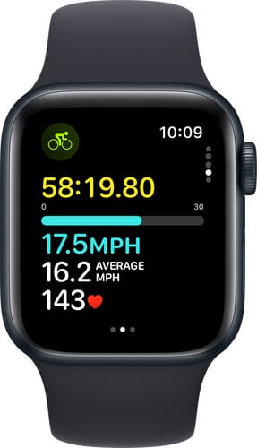 Apple Watch SE GPS + Cell 40mm Midn Alu with Midnight SB