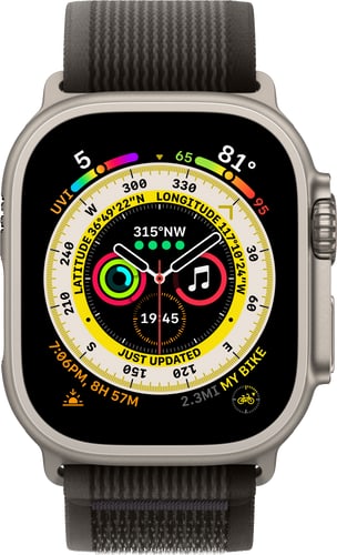 Apple Watch Ultra Trail Loop Band 49mm Black/Gray