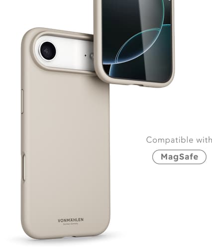 Vonmählen iPhone 17 Air Silicone Backcover Cream