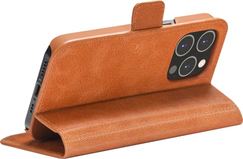 dbramante1928 iPhone 14 Pro Max Eco-friendly Book Case Tan