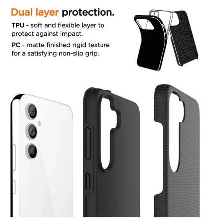 Eiger Galaxy A35 4m Drop-Protection North Backcover Black (b2b)
