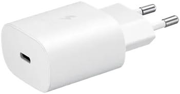 Bulk Samsung Charger 220V USB C fast charging 25W White