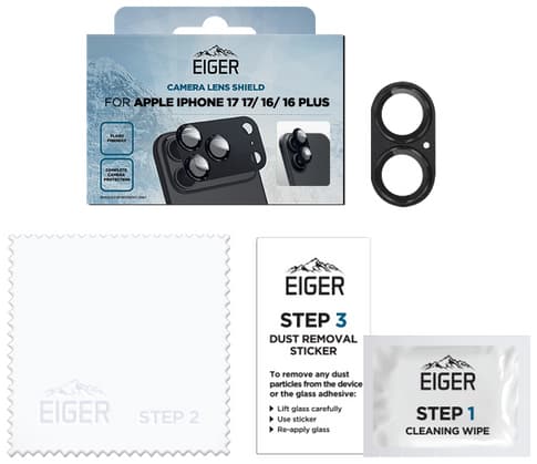 Eiger iPhone 17 Mountain Glas Camera Protector