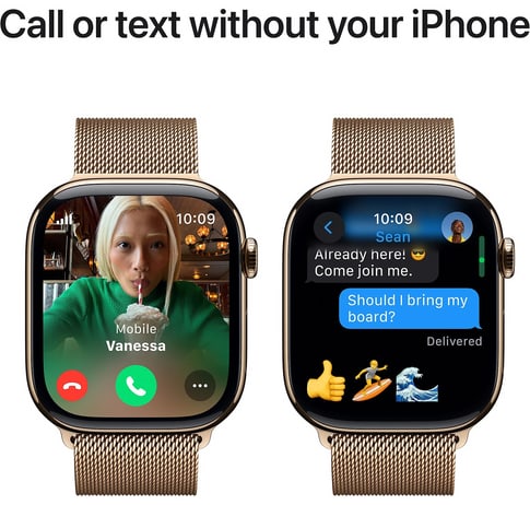 Apple Watch Series 10 GPS+Cell  Gold Titan Gold