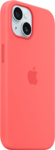 Apple iPhone 15 Silicone Case with MagSafe Guava