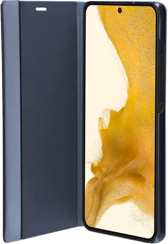 itStyle Premium Galaxy S22 Clear View Flip Cover black