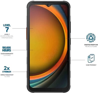 Bulk Eiger Galaxy Xcover 7 Mountain Glass Screen Protector (b2b)
