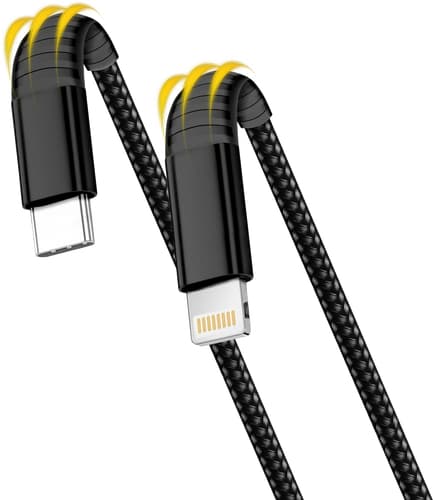 itStyle Premium 3A USB-C to Lightning Charging Data Cable Black (1m)