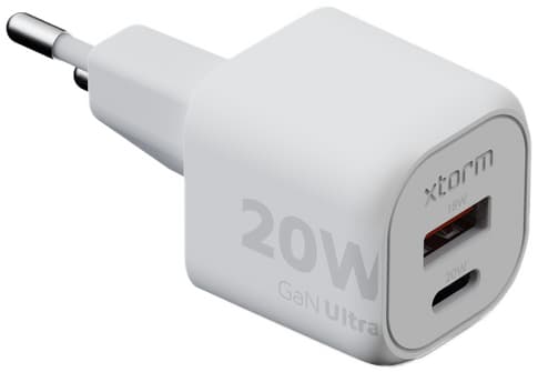 Xtorm GAN Charger XE020 2-port white