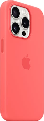 Apple iPhone 15 Pro Silicone Case with MagSafe Guava