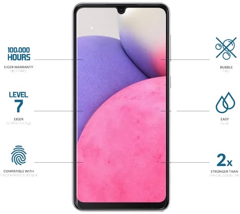 Eiger Galaxy A33 Screen Protector 2.5D Transparent (b2b)