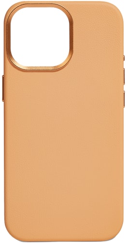 SOHOTREE iPhone 15 Pro Max Apple Leather Backcover Fuji apricot