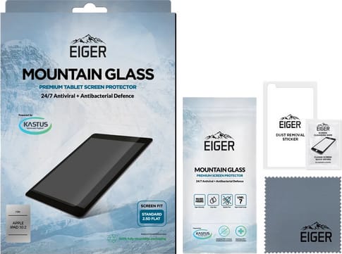 Eiger iPad 10.2 (19/20/21) screen protector 2.5D (b2b)