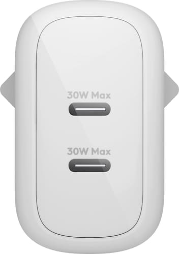 dbramante1928 220V 2x USB-C 30W Charger White