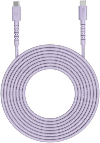 Fresh'N Rebel Braided Cable USB-C to USB-C 2m Dreamy Lilac