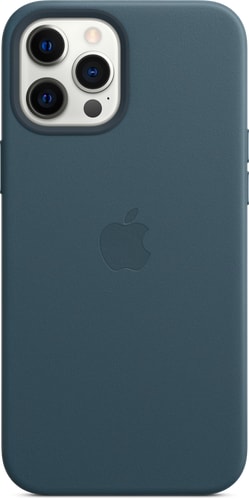 iPhone 12 Pro Max Leather Backcover with MagSafe Blue