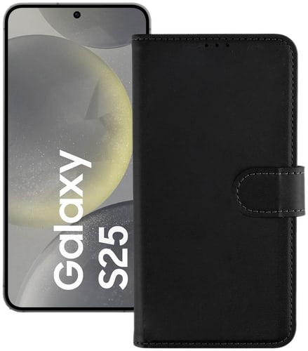 itStyle Premium Galaxy S25 Bookcover Black