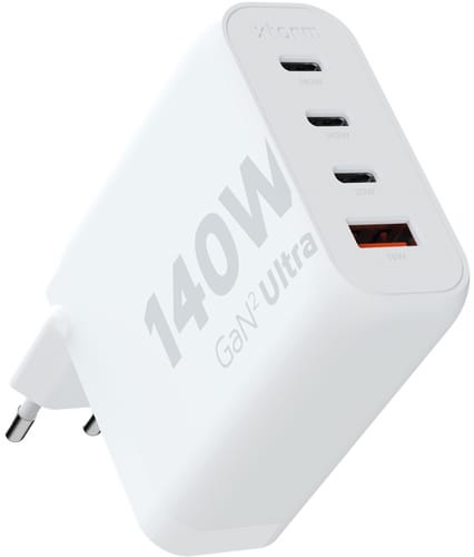 Xtorm GAN Charger XEC140 4-port white