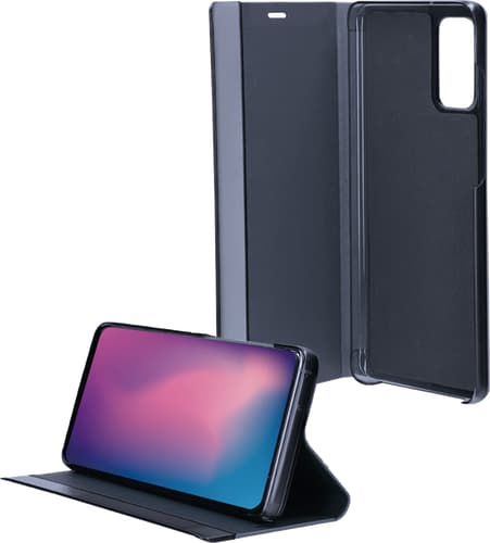 itStyle Premium Galaxy S21 Ultra Clear View Flip Cover black