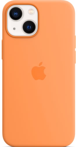 iPhone 13 mini Silicone Case with MagSafe Marigold