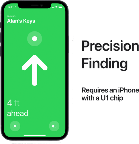 Apple AirTag Key-Finder white