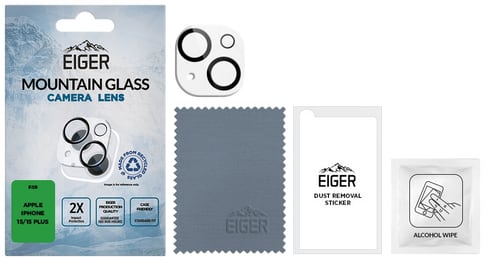 Eiger iPhone 15 / 15 Plus Mountain Glass Camera