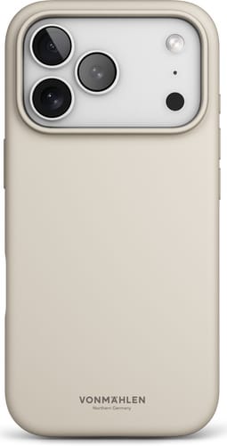 Vonmählen iPhone 17 Pro Silicone Backcover Cream