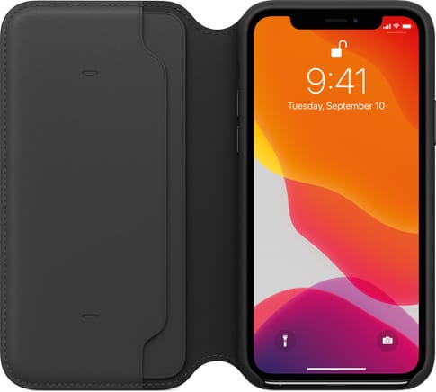 Apple iPhone 11 Pro Book Case Leather black
