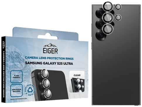 Eiger Galaxy S25 Ultra Mountain Glas Camera Ring Protector