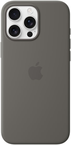 Apple iPhone 16 Pro Max Silicone MS Backcover Stone Gray