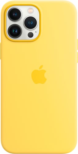 Apple iPhone 13 Pro Max Silicone Case with MagSafe Lemon