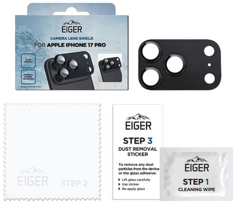 Eiger iPhone 17 Pro Mountain Glas Camera Protec