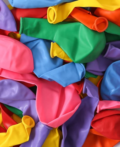 Luftballons bunt, 50 Stück