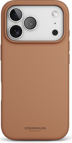 Vonmählen iPhone 17 Pro Silicone Backcover Dark Cream