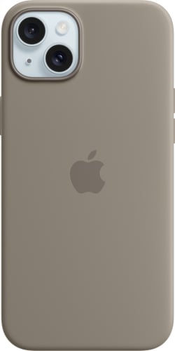 Apple iPhone 15 Plus Silicone Case with MagSafe Clay