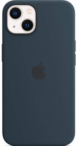 iPhone 13 Silicone Case with MagSafe Abyss Blue