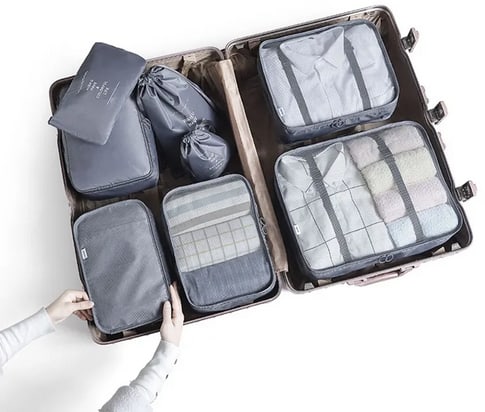 Apfelkiste Koffer Organizer Reise Gepäck (8in1)