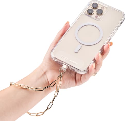 CaseMate Phone Strap universal Chain Gold
