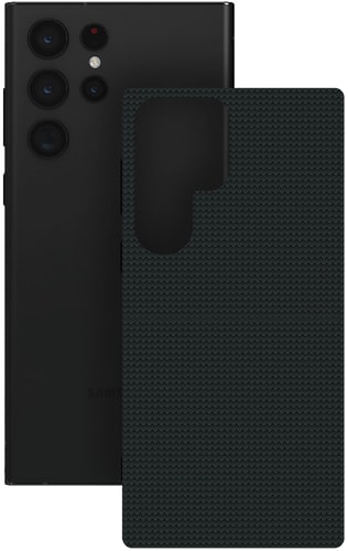 itStyle Premium Galaxy S22 Ultra Carbon Edition Backcover bl