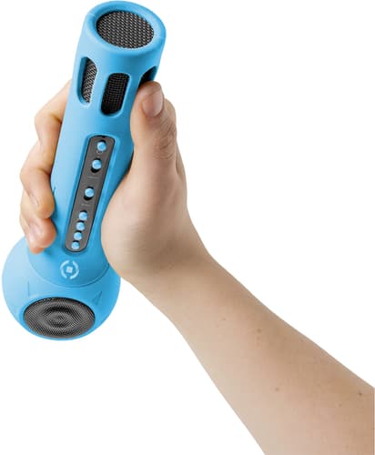 Celly Karaoke Bluetooth/Speaker Set Blue
