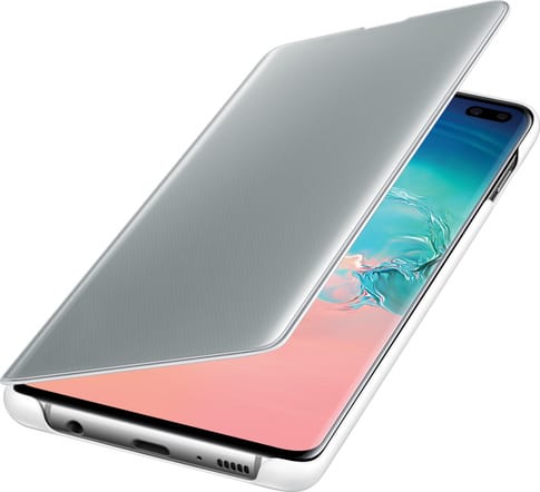 Samsung Galaxy S10 Plus Clear View Flip Cover white